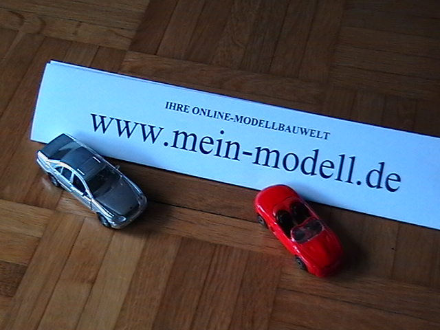 Siku Minimodelle: Mercedes Benz S 500 und Mustang Mach III.